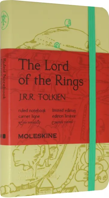 Блокнот 96 листов, 9*14 см "LORD OF THE RING" фисташковый (LELRMM710SH) обложка книги