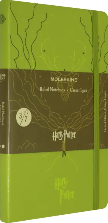 Блокнот 96 листов, 13*21 см "HARRY POTTER" светло-зеленый (LEHP02QP060C) обложка книги