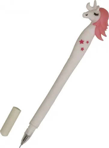Ручка с фигуркой "Единорог звезды" (розовая) обложка книги