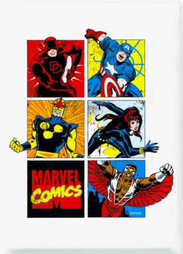 Обложка для паспорта "Марвел Комикс" обложка книги