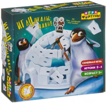 Настольная семейная игра "ИГЛУукалывание"(Ф97790) обложка книги