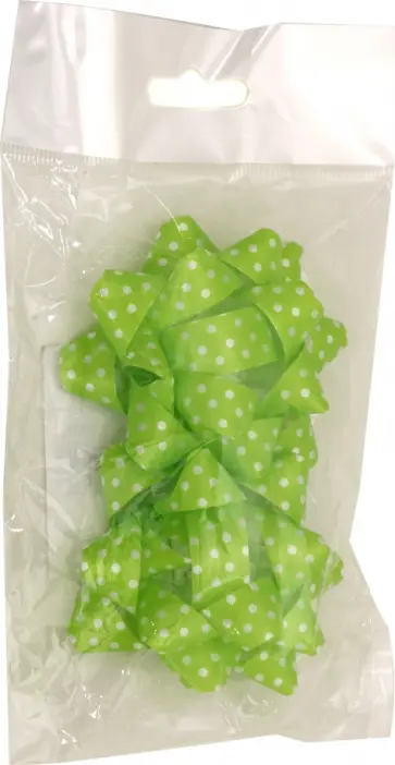 Декоративный бант (2шт) салатовый (76975) обложка книги