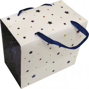 Пакет-коробка "Космос" (22,5x13,5x20 см) (81278) обложка книги