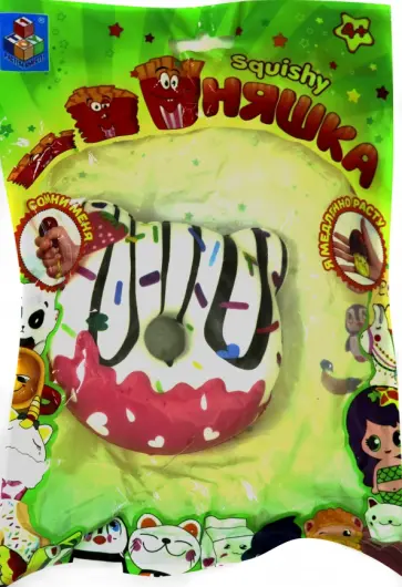 Игрушка-антистресс "Пончик-мордочка" (Т15878) обложка книги