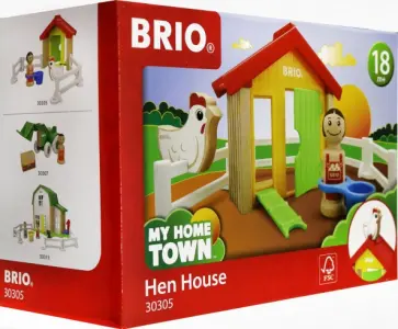 "Мой родной дом". Набор "Курятник" (8 элементов) (30305) обложка книги