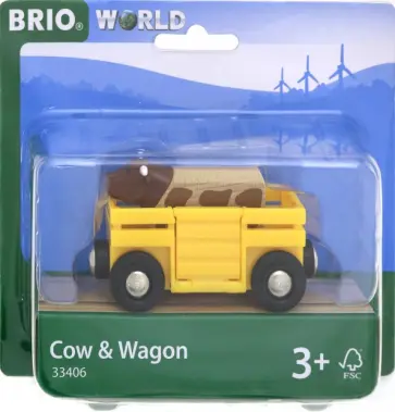 Игровой набор "Вагон с коровой" (33406) обложка книги