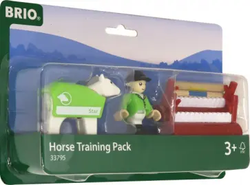 BRIO Набор для тренировки лошадки с 2 барьерами (7 предметов) обложка книги
