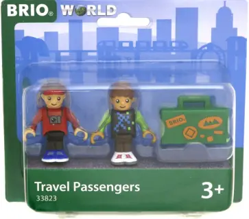 Набор из 2-х фигурок пассажиров и чемодана (33823) обложка книги