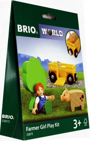 Игровой набор "Девочка на ферме", 4 элемента (33875) обложка книги