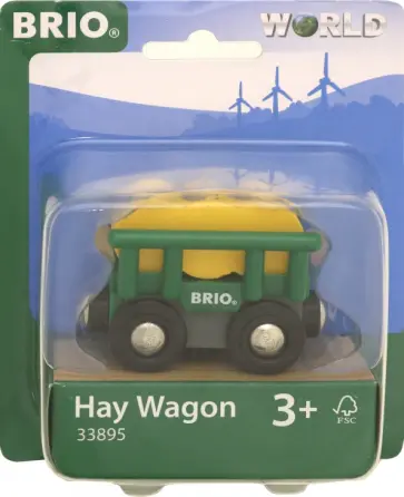 Игрушка "Вагончик с сеном" (2 элемента) (33895) обложка книги