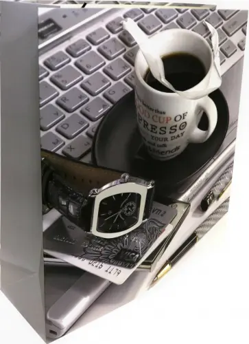 Пакет подарочный "Люкс" (37х32х12 см) (BG8257M) обложка книги