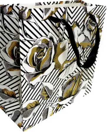 Пакет подарочный ламинированный "Розы" (25х25х10 см) (BG8573) обложка книги