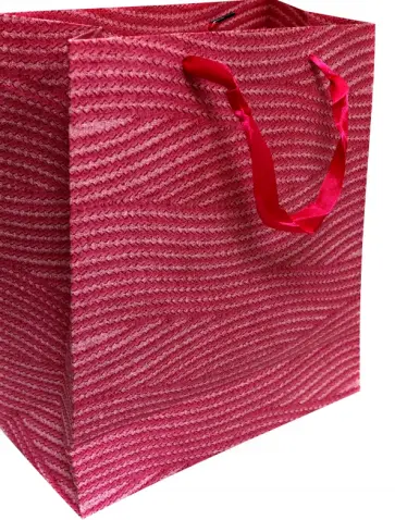 Пакет подарочный "Волна" (26х32х12 см, розовый) (BG9545) обложка книги