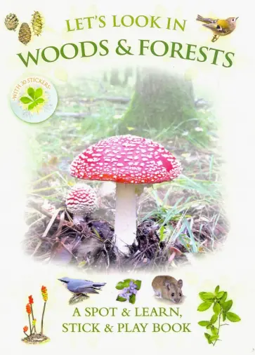 Andrea Pinnington - Let's Look In Woods & Forests (+ 30 stickers) обложка книги