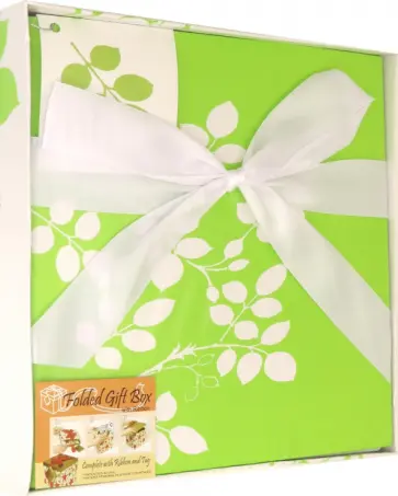 Коробка подарочная раскладная, 22х22, ЦВЕТОЧНЫЙ УЗОР (PW1054/224) обложка книги