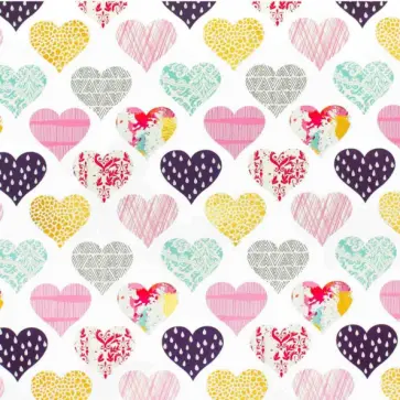 Бумага упаковочная Сердца (81073) обложка книги