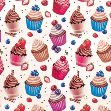 Бумага упаковочная Пирожные (81059) обложка книги