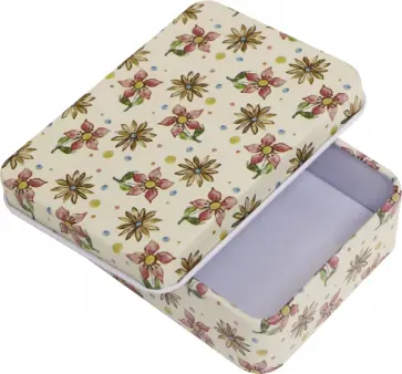 Коробка для безделушек и мелочей Цветочный узор (43712) обложка книги