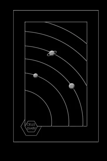 Ежедневник недатированный "Cells Diary. Дизайн 4" (136 листов, А5, линия) (ЕЖФ20513604) обложка книги