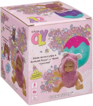 Набор игровой "Куколка OLY спящая", в меховом костюмчике и с аксессуарами (ВВ3878) обложка книги