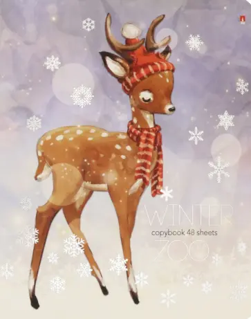 Тетрадь общая "Зимние зарисовки" (48 листов, А5, клетка, в ассортименте) (7-48-1078) обложка книги