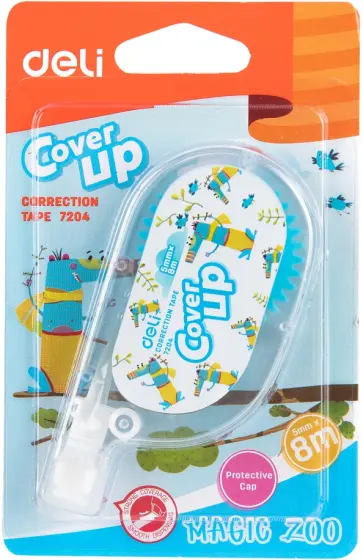 Корректор-лента (8 м х 5 мм, в ассортименте) (E7204) обложка книги