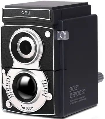 Точилка механическая Deli, черная (0668) обложка книги