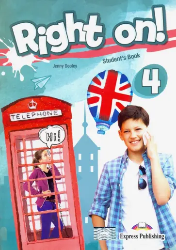 Jenny Dooley - Right on! 4. Student's book (international). Учебник обложка книги
