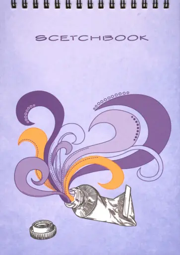 Скетчбук 40 листов, А5, спираль, Палитра настроения (ТС5404743) обложка книги