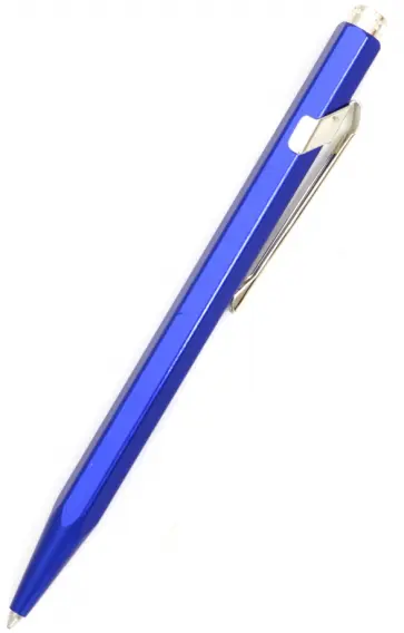 Ручка шариковая автоматическая "Office Popline Metal-X Blue Metallic M" (синяя) (849.640) обложка книги