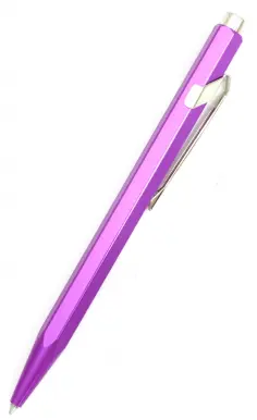 Ручка шариковая автоматическая "Office Popline Metal-X Violet Metallic M" (синяя) (849.850) обложка книги