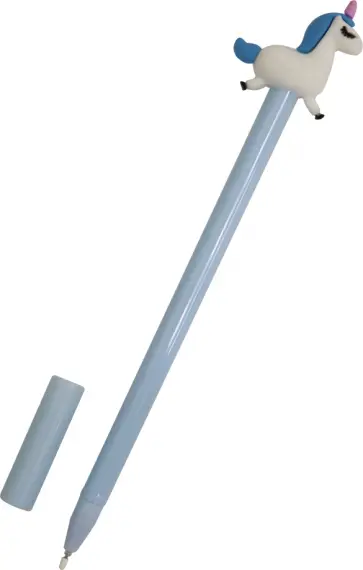 Ручка с фигуркой "Лошадка" (голубая) обложка книги