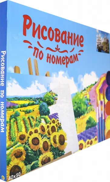 Холст для рисования по номерам "Корабль у острова" (40х50 см) (SS048) обложка книги