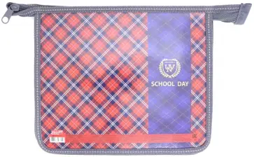 Папка для тетрадей А5 "ШКОЛЬНАЯ КЛЕТКА" (ПТ-6625) обложка книги