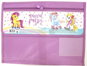 Папка для труда "Пони на прогулке", А4 (ПТР-6723) обложка книги