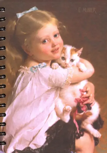 Скетчбук "Мунье. Её лучший друг" (100 листов, А5, нелинованный, спираль) (5168) обложка книги