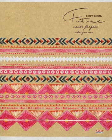 Тетрадь общая "Яркие узоры" (96 листов, А5, клетка, в ассортименте) (96-3034) обложка книги