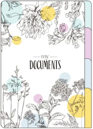 Папка-уголок для документов А4 "Цветы" (49662) обложка книги