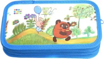 Пенал 3 секции большой "Винни Пух" (СМФ 12106) обложка книги