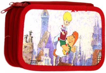 Пенал 3 секции большой "Малыш и Карлсон" (СМФ 12107) обложка книги