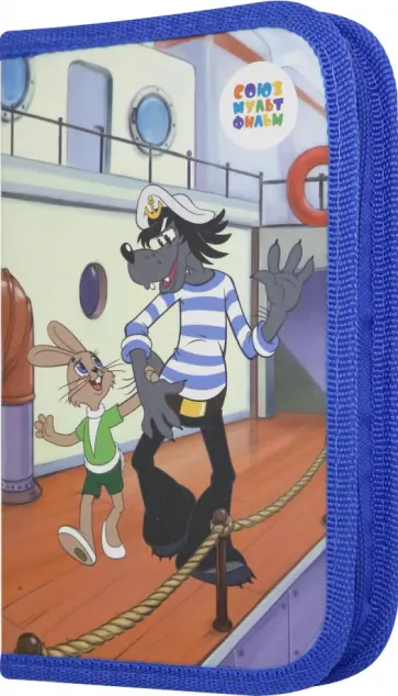 Пенал 1 секция большой "Ну, погоди!" (СМФ 12115) обложка книги