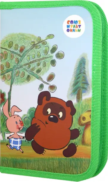 Пенал 1 секция большой "Винни Пух" (СМФ 12116) обложка книги