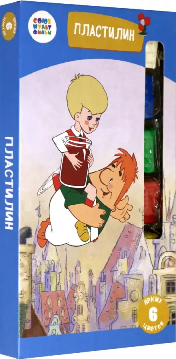 Пластилин 6 цветов "Малыш и Карлсон" 108 гр. (СМФ 12074) Пластилин 6 цветов "Малыш и Карлсон" 108 гр. (СМФ 12074) обложка книги
