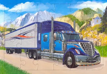 Пазл 24 элемента. Грузовой автомобиль ИНТЕРНЕШНЛ обложка книги