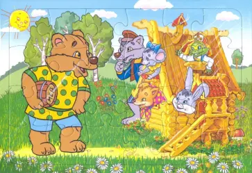 Пазл "Теремок" (24 элемента) обложка книги