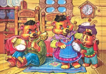 Пазл "Три медведя" (30 элементов) обложка книги