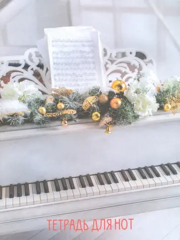 Тетрадь для нот 16 листов "Нотный лист" (С0066-14) обложка книги