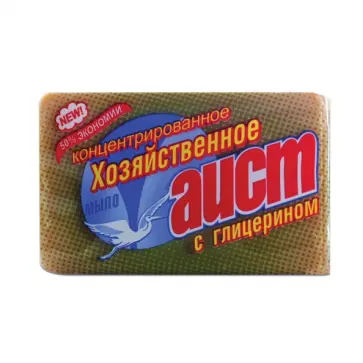 Мыло хозяйственное 150г АИСТ, с глицерином обложка книги