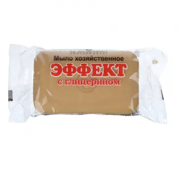 Мыло хозяйственное Эффект с глицерином 74% (150гр) обложка книги