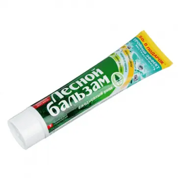 Зубня паста "Лесной бальзам" 150 мл., в ассортименте (мята / смородина) обложка книги